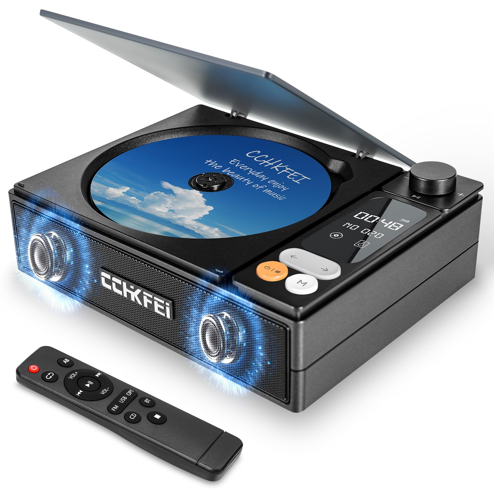 Amazon.com: Portable CD Player with Bluetooth Desktop Portable CD